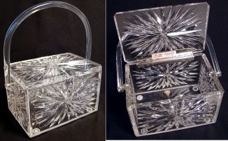 vintage lucite handbag Vintage Lucite "Bag": $250